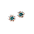 Pink Gold Moissanite Parabia Round, Pears, Cushion Studs
